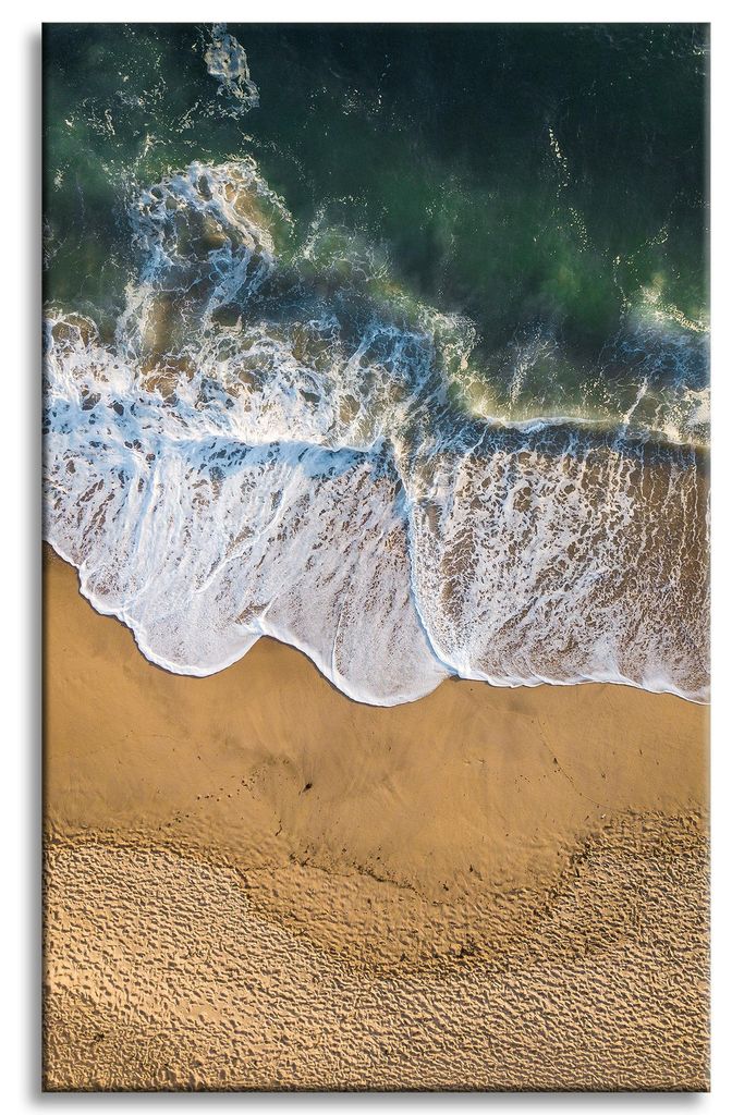 Leinwanddruck Naturwelle am Ufer 50x80 cm