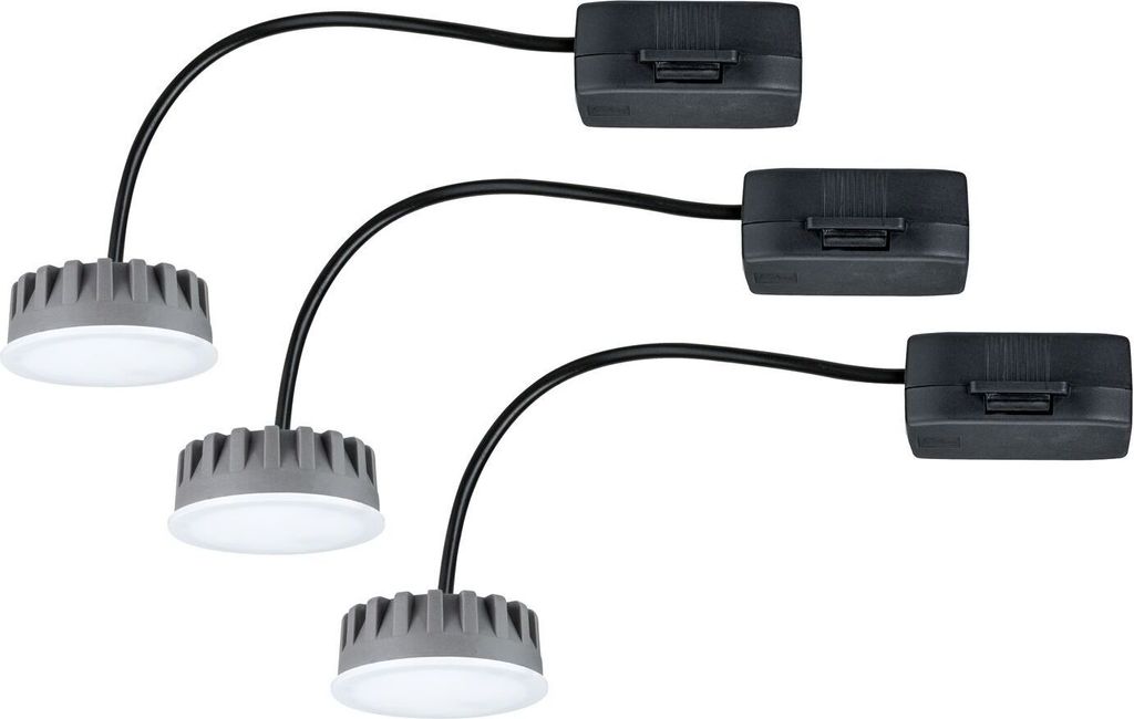 Paulmann 2Easy Einbauleuchten Basis-Set Coin Leuchtmittel Produktbild 1