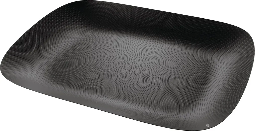 Plateau de Présentation Alessi Moire' Noir pour Service Table et Apéritif