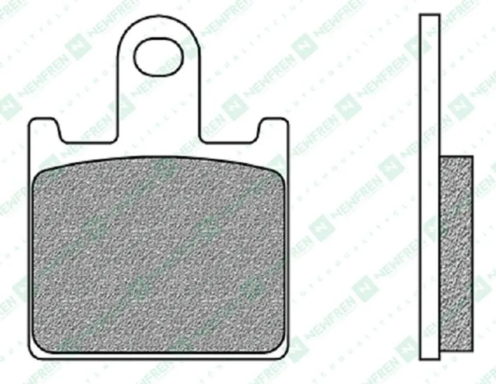 Plaquettes de frein frittées Newfren Road TT Pro pour disque avant