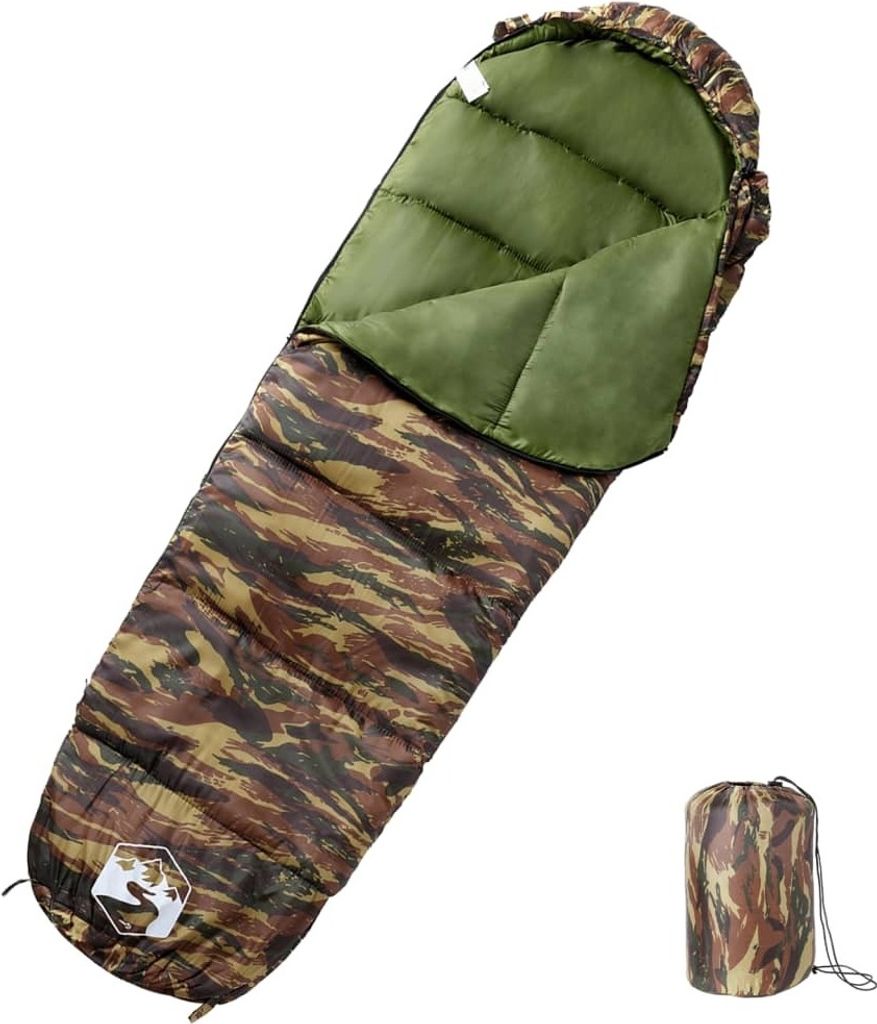 Mumienschlafsack für Erwachsene Camping 3 Jahreszeiten