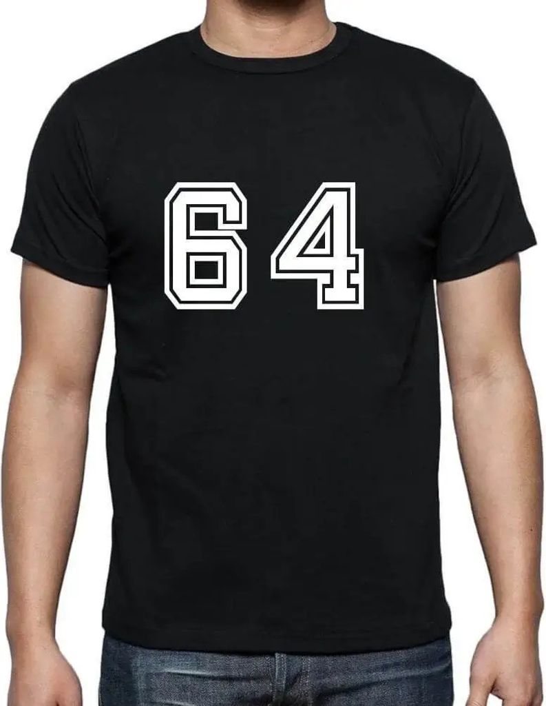Herren Grafik T-Shirt Sammel-Nr 64 – collection-numbers 64 – Geschenk 64. Geburtstag Jahrestag 64 Jahre Jubiläum 64 Jährige Mann Jahrgang 196...