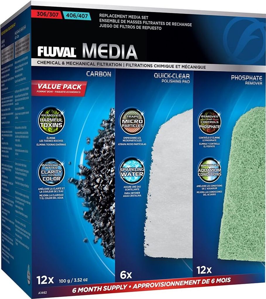 Balenie Fluval 307/407 vydrží 6 mesiacov Obrázok produktu 