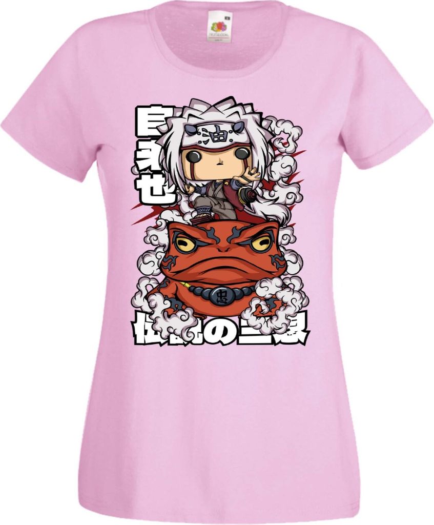 Damen T-Shirt Anime Manga Naruto Jiraya 01 Pervy Sage, Lady M / Hellrosa