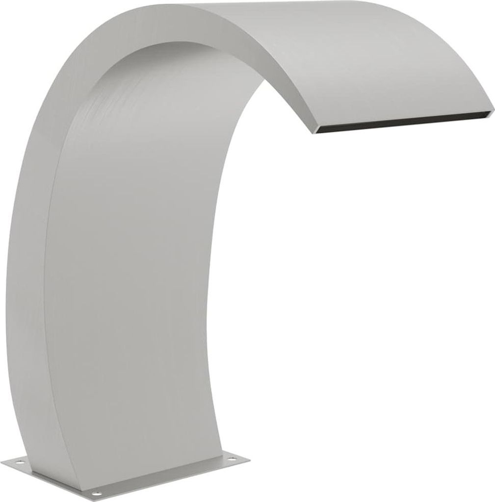 vidaXL Pool-Wasserfall 22x60x70 cm Edelstahl 304 Produktbild 