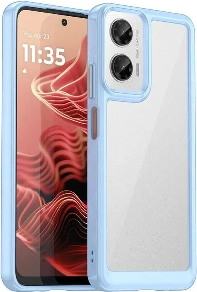 Custodia Motorola Moto G35 Phonesta Blu - La Tua Assicurazione contro i Sospiri