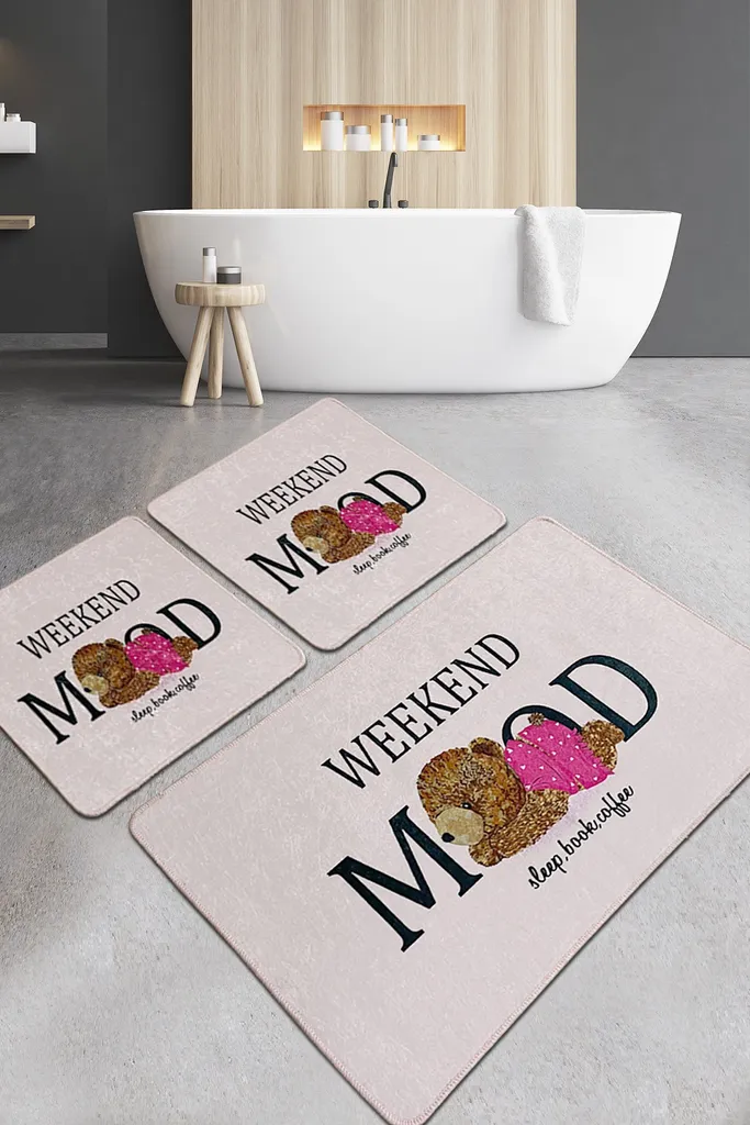 Arredo Bagno Mijolnir Weekend: Tappeto Colorato 100% Poliestere