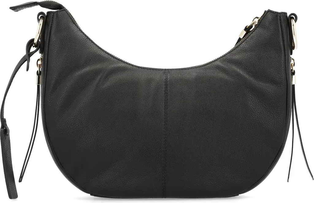 PICARD Java Cross Bag Black - Borsa a Tracolla in Vera Pelle Nera - 12