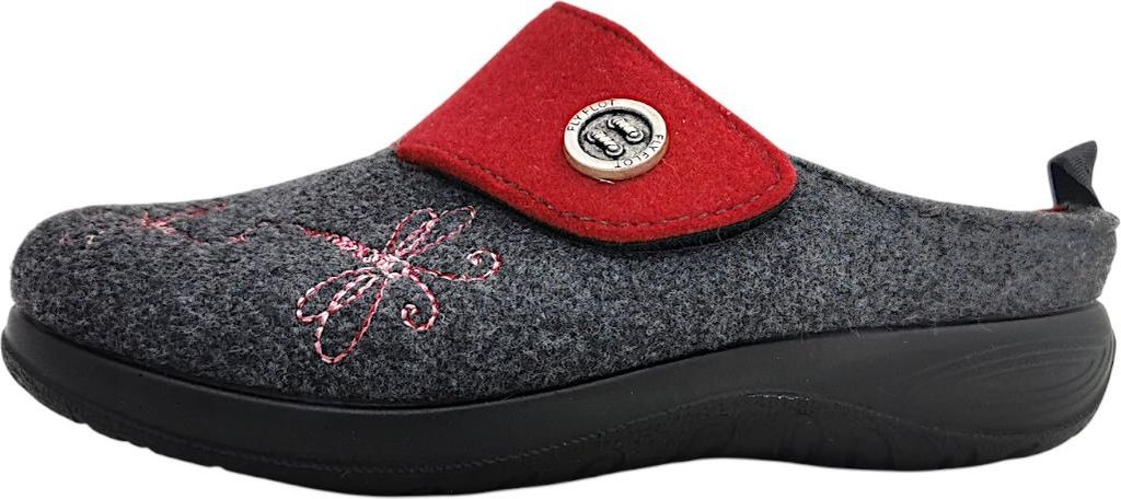 FLY FLOT  Damenschuhe Hausschuhe grau Freizeit Produktbild 