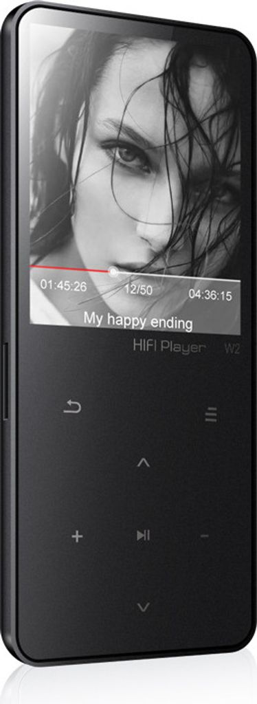 Bildschirm Bluetooth Touch MP3 MP5 Player 8 GB HIFI-Lautsprecher Lossess Tragbare Slim mit FM Schwarz