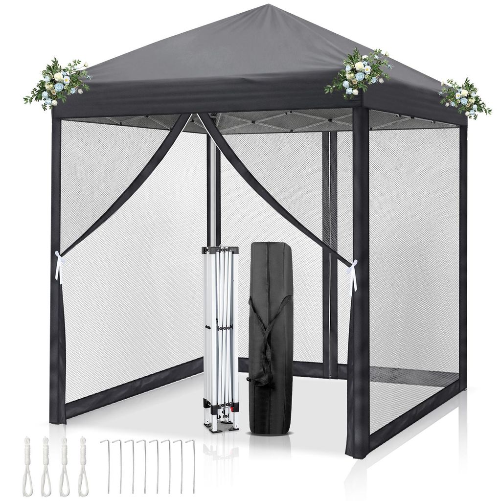 LEADZM 2x2m Faltpavillon, Pop Up Pavillon mit 4 Produktbild 