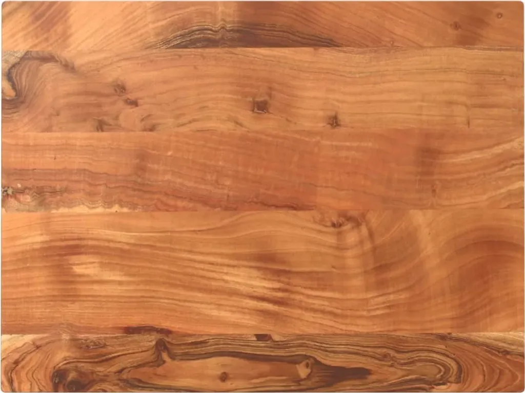 Top per Tavolo in Legno Massiccio Acacia 90x60 - Ripiano Rustico