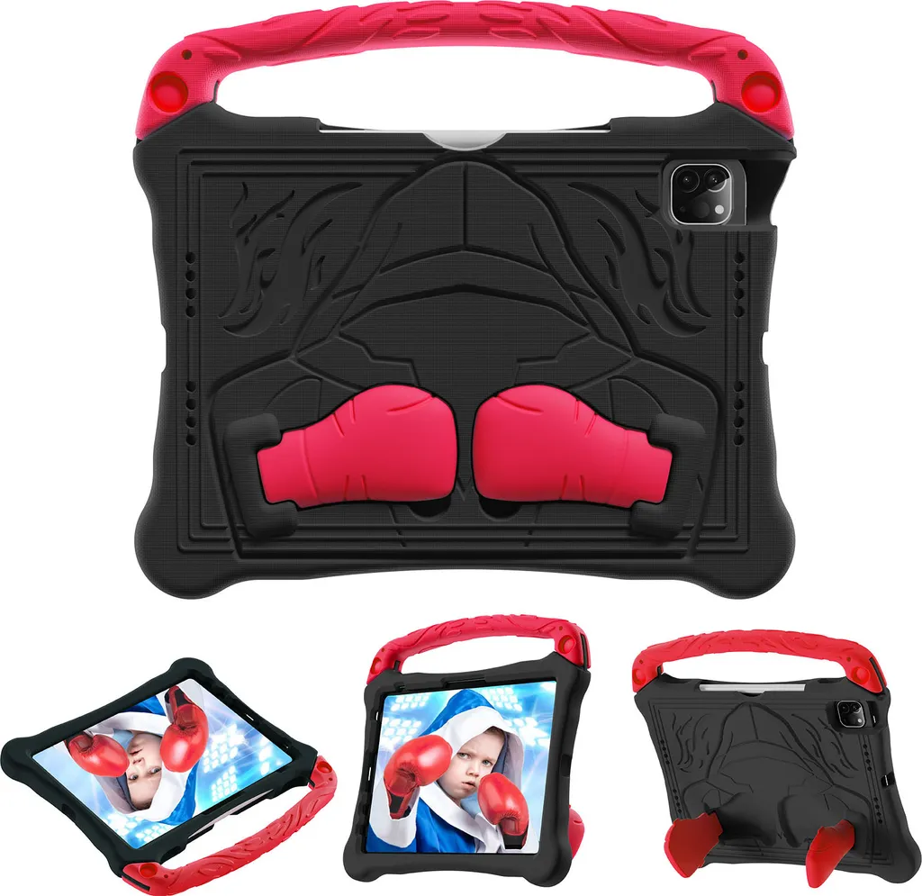 Custodia Robusta iPad Pro 11 2024 M4 per Bambini: Protezione EVA Nero