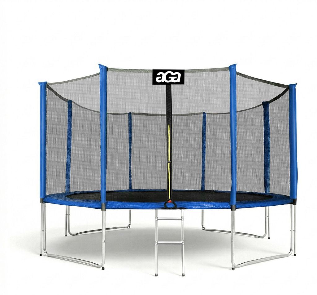 Aga SPORT PRO Trampolino 366 cm Blu + rete di protezione + Immagine del prodotto 