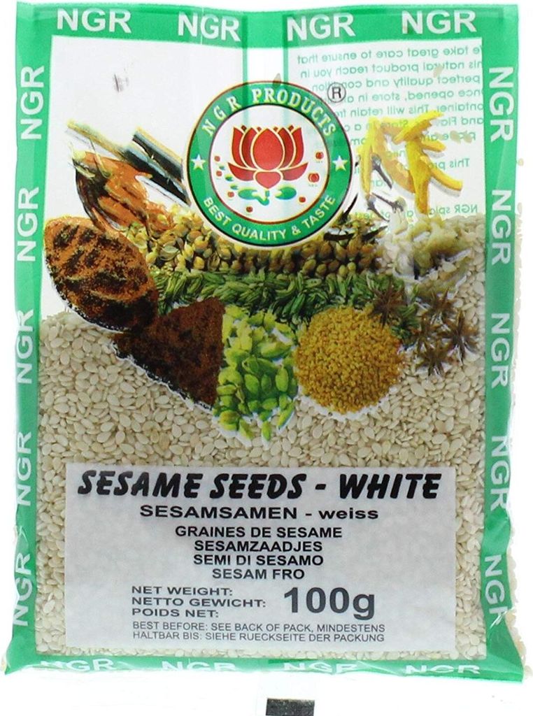 NGR Sesamsamen Weiß 100g / Sesam / White Sesame Seeds