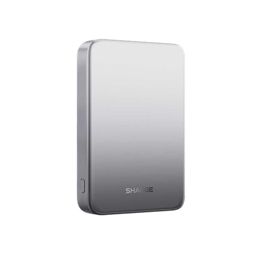 SHARGE Magnetic Wireless Power Bank 10.000mAh Silber MagSafe 15W 20W USB-C PD