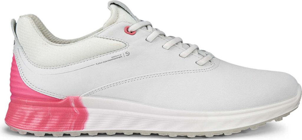 Ecco S-Three White/Bubblegum 39 Damen Golfschuhe