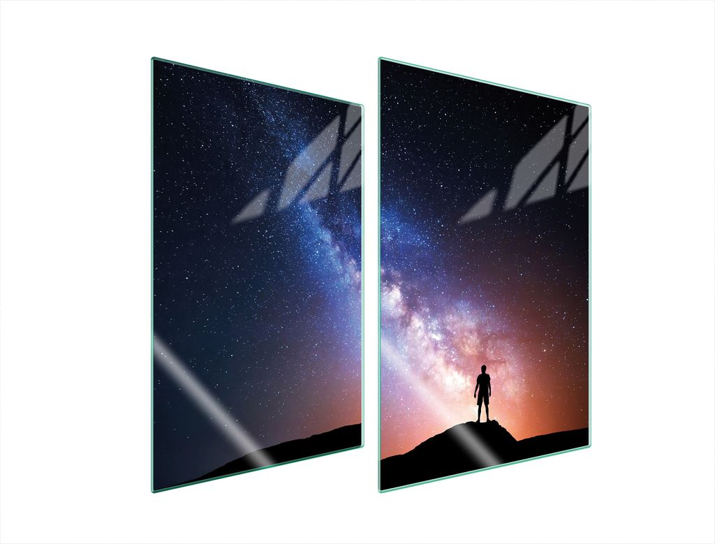 Glasschutzplatte Für Küche 2X35X52 Sterne