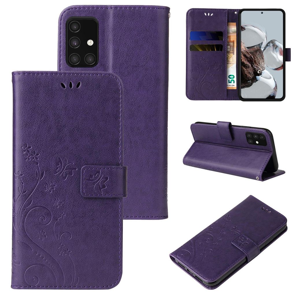 Handyhülle für Samsung Galaxy A71 Floral Blumen Produktbild 