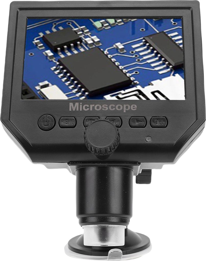 Digitales Mikroskop 600x Vergrößerung 4,3 Zoll 1080P HD Bildschirm AF Autofokussierung Lötmikroskop Lupe