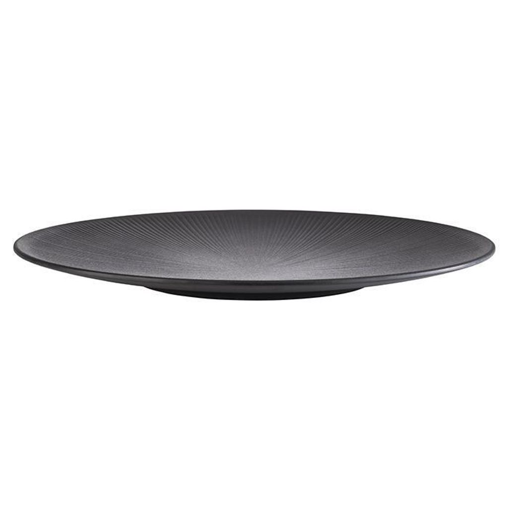 APS Nero Assiette, hauteur : 35 mm, ø : 420 mm, noir Image du produit 
