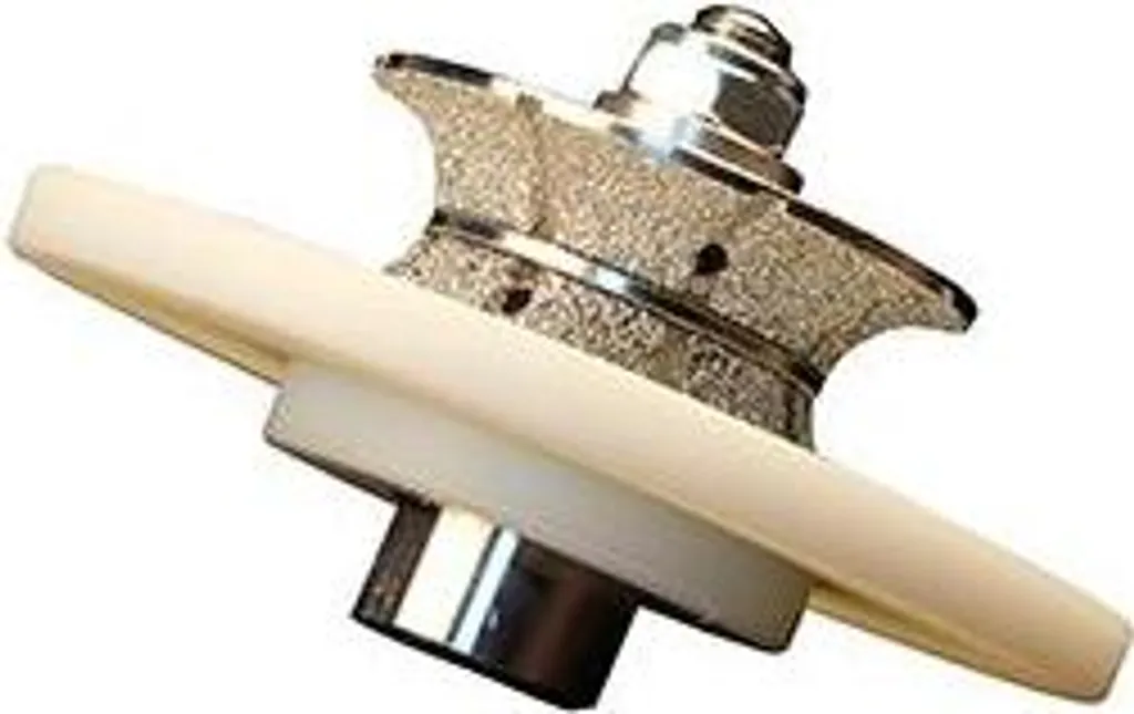 Disque diamant profil demi-rond H:22mm pour façonnage de bordures