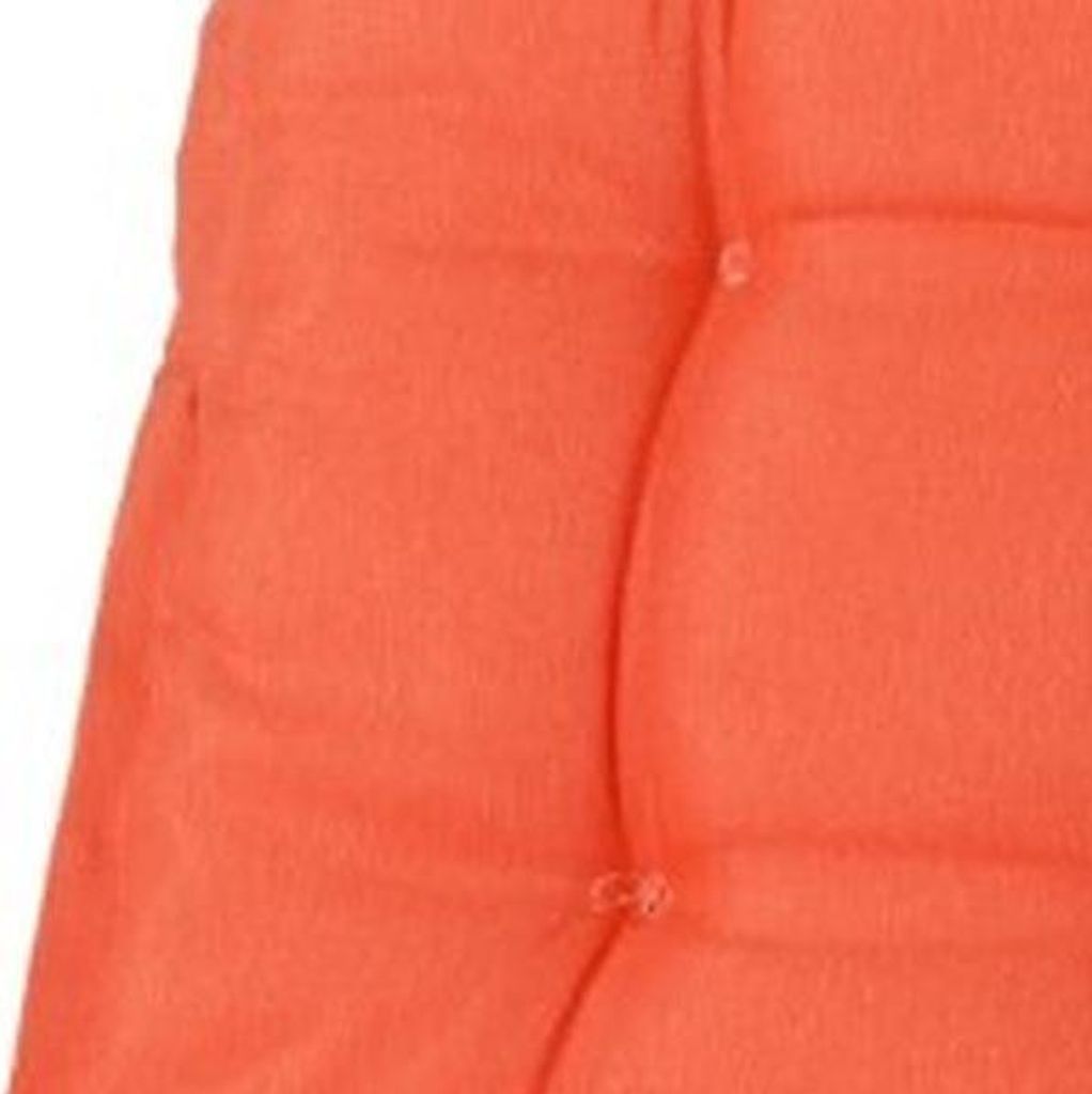 Kissen niedriger Rücken Panama Flamme orange 105 cm x 50 cm (4 Stück) Madison
