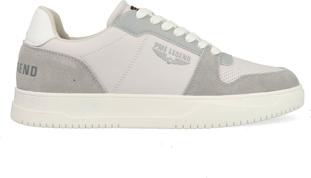 PME Legend Lassen Veterschoenen Laag - Lichtgrijs - Maat 44