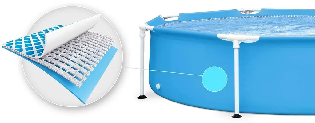 Piscine Intex Metal Frame 244cm - Solution robuste contre les fuites