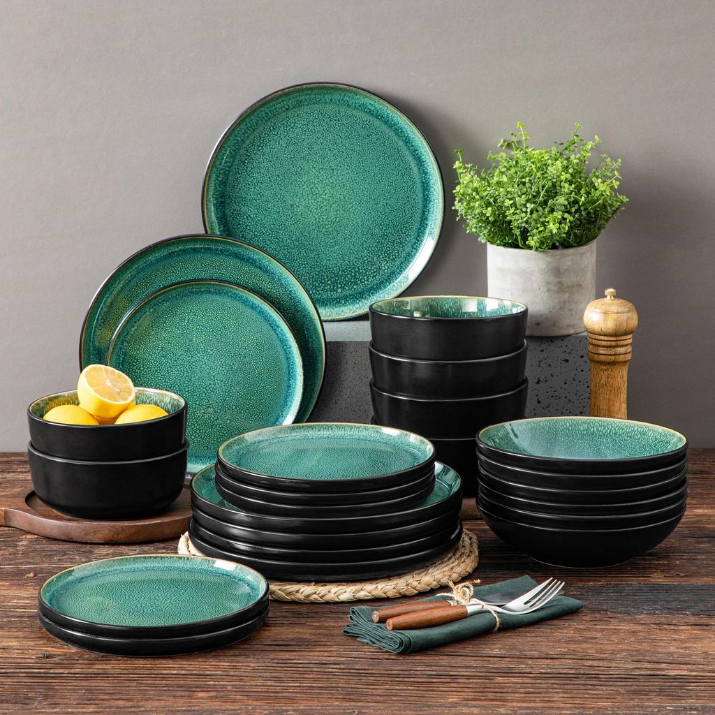 Service de table en céramique stoneware, vancasso 32-pièces Image du produit 