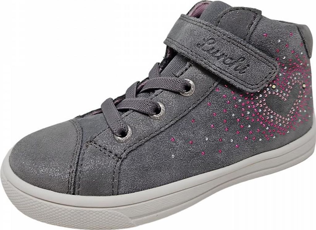Lurchi Shalisa Blinker Mädchen Klettschuh in Grau, Größe 28