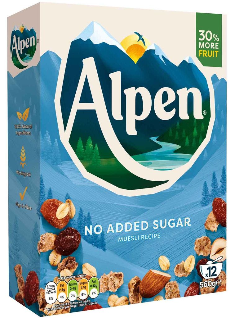 Weetabix Alpen Musli bez cukru 560 g Zdjęcie produktu 
