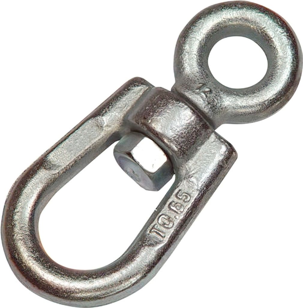 Einfacher Drehschäkel aus Stahl 6 mm