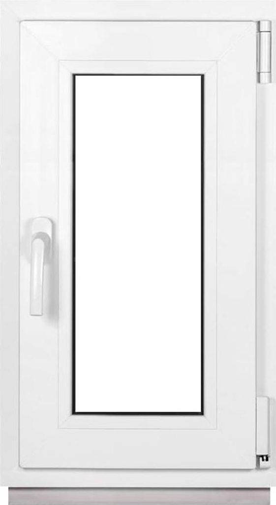 Ventana de sótano blanca 400X800 mm con doble Imagen del producto 