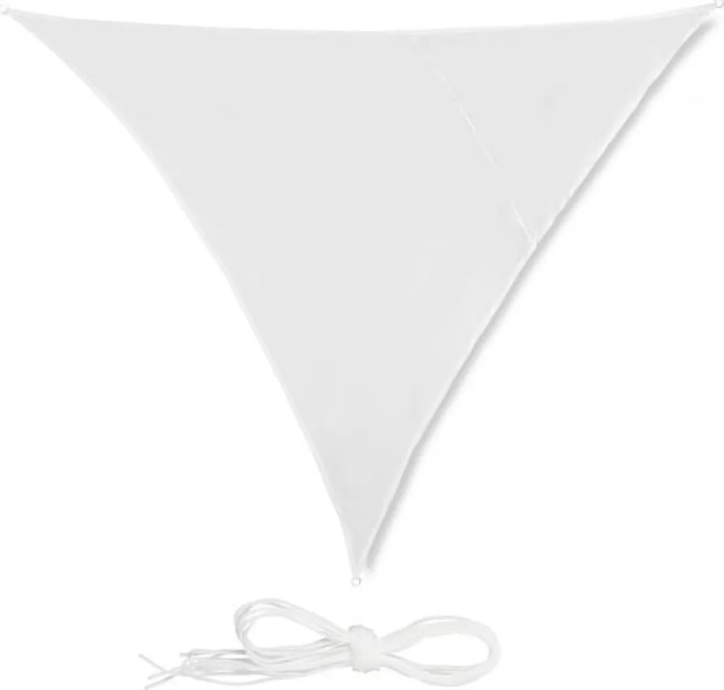 Vela Parasole Triangolare Bianca Professionale | Ombreggiante da Giardino