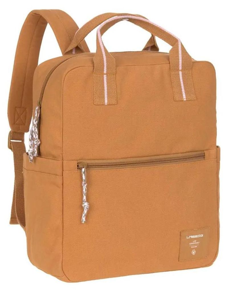 Lässig Little One & Me Square Backpack Big caramel