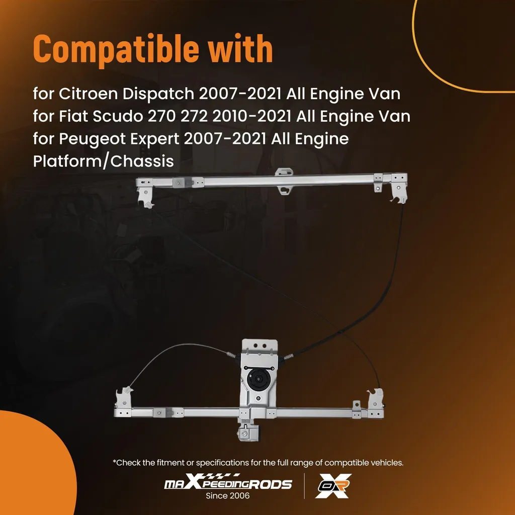 Lève-vitre électrique Citroën Dispatch 2007-2021 robuste - 9221Z6 - 14