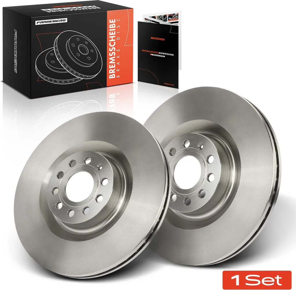 Disques de frein avant en acier carbone pour Seat Leon et Audi A3