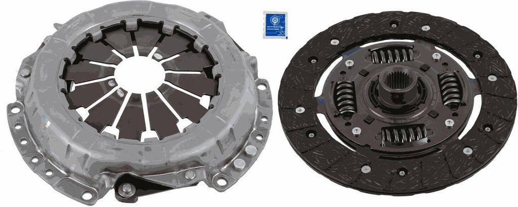 SACHS 3000 951 676 Kupplungssatz OE 30210JX00C kompatibel mit Cube, Micra, Note, Qashqai, Tiida