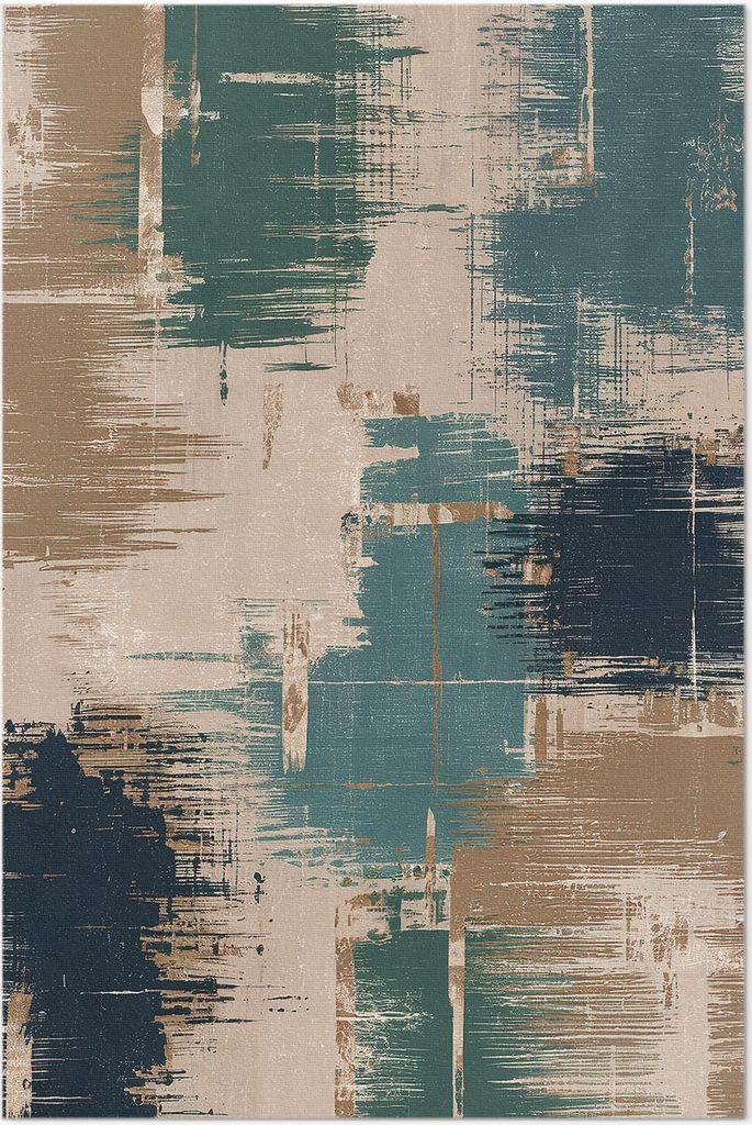 Alte Wandtextur im Vintage-Retro-Stil – Vinylteppich – 100x150 cm – Indoor Teppich – Flur – Pflegeleicht – Modern