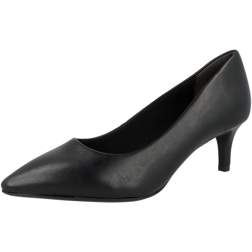 Tamaris Damen Pumps einfarbiges Design spitz Pfennigabsatz Produktbild 4