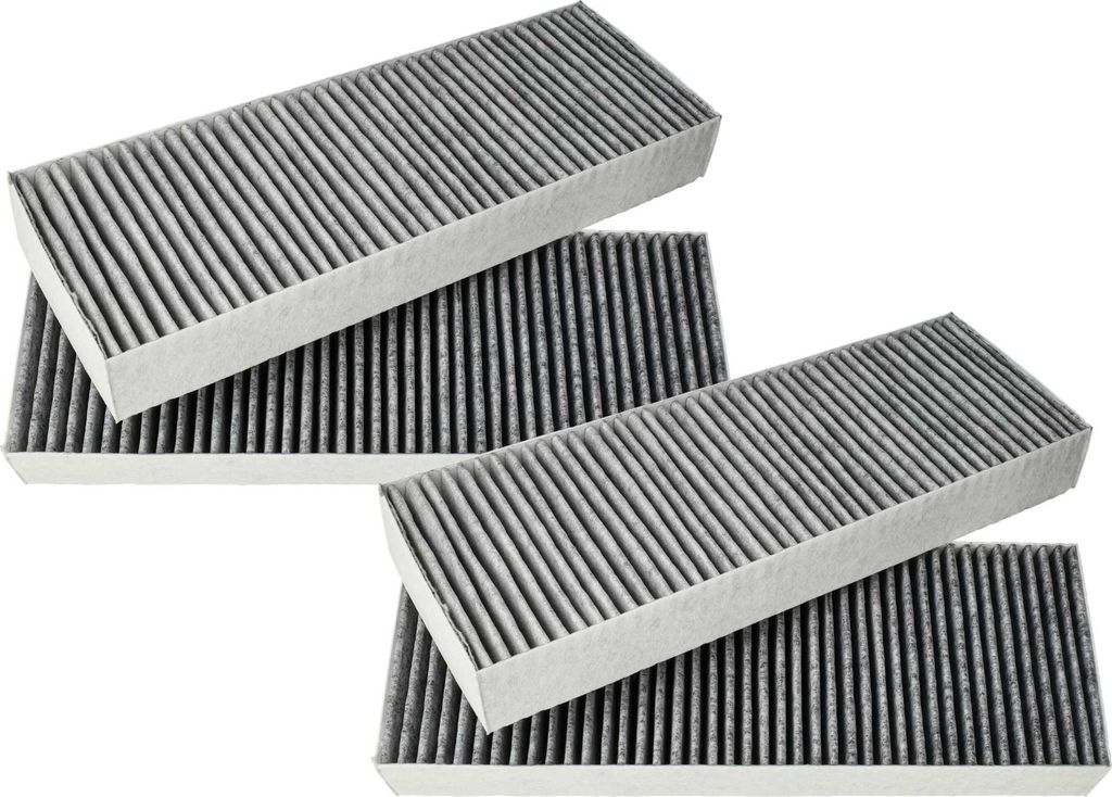 vhbw 4x Aktivkohlefilter kompatibel mit Bora BHU series, BFIU series, BIU series, GP4, BFIAS, BFIA, Basic, BIAS Dunstabzugshaube - 34 x 12,2 x 4,25 cm