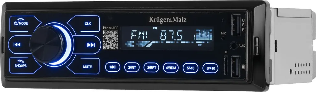 Kruger&Matz KM2013 Autoradio Bluetooth: Sostituzione Originale 1 DIN