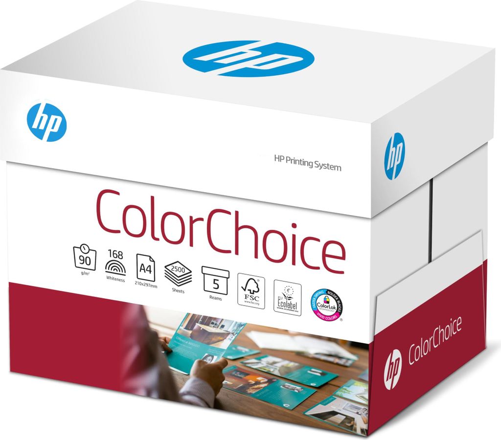 HP ColorChoice CHP750, Farblaserpapier ungestrichen , Produktbild 