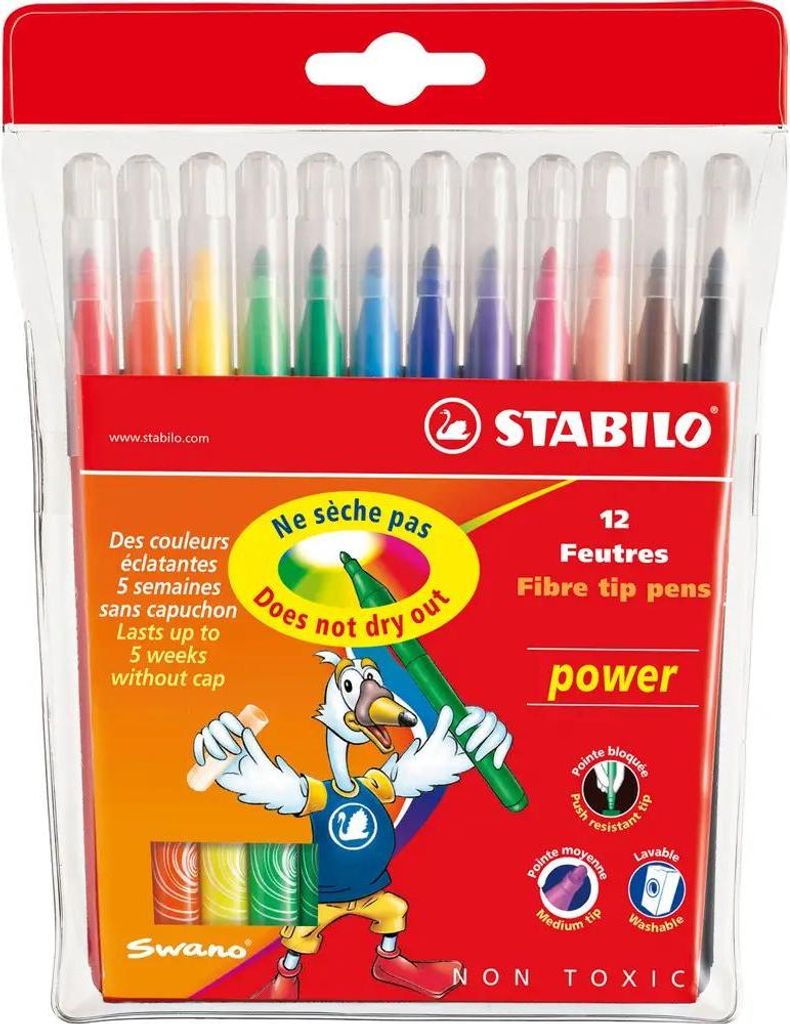 GPLMQ Penne da Disegno Nere, Brush Pen Lettering da 12 Pennarelli con Punta in Feltro per Adulti e Bambini, Colorazione a Doppia Punta, per Disegno Artistico e Schizzi