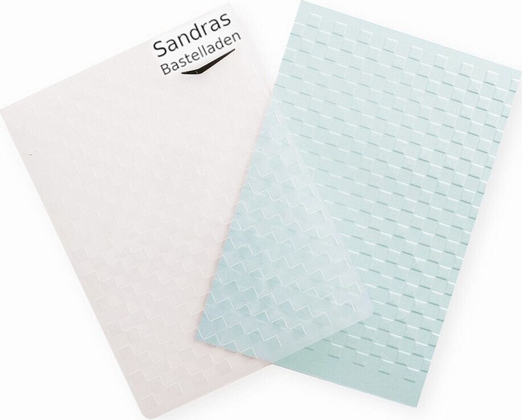 Sandras Embossing-Prägefolder/ -schablone 10,8x15cm Kariert