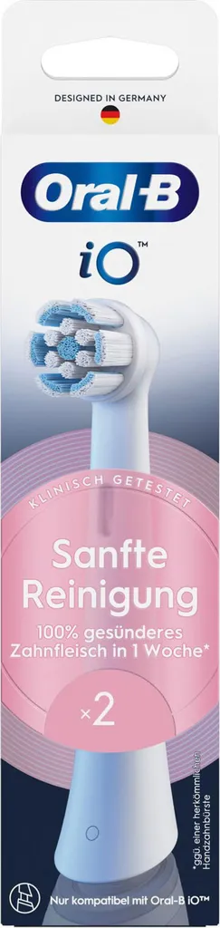 Set 2 Testine Oral-B iO Gentle Cleaning | Bianco | Originali e Delicate - 4