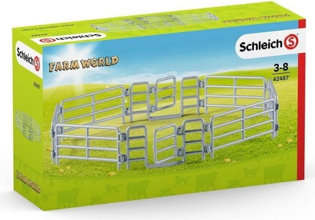 SCHLEICH 42487 Weidezaun, für Kinder ab 3+ Jahren, Farm Produktbild 
