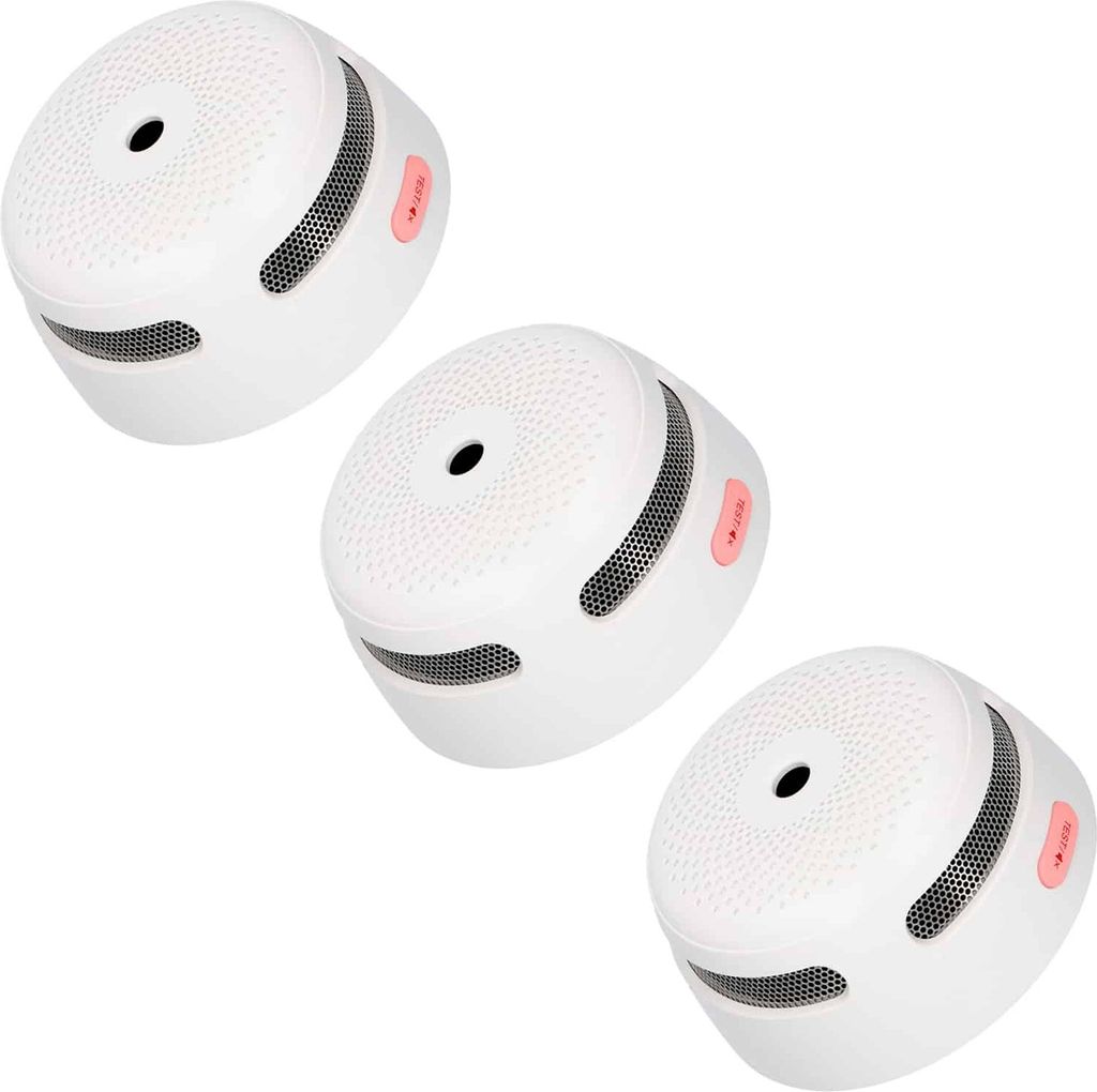 X-Sense XS01 Rauchmelder - 3 Rauchwarnmelder - 10-Jahres-Batterie - Kompaktes Design - Entspricht der europäischen Norm - Feueralarm - Rauchdetektor