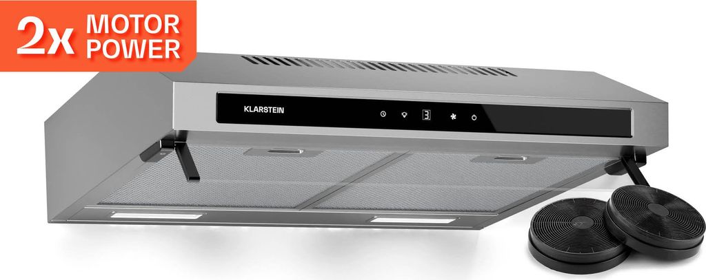 Klarstein Purista Force Hotte aspirante, Hotte murale de Image du produit 
